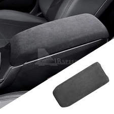 For BMW 1 Series 2 Series F40 F44 2020-2026 Black Suede Armrest Box Cover Trim