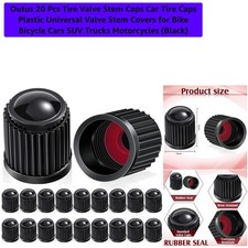 20 Pcs Tire Valve Stem Caps Car Tire Caps Plastic Universal Valve Stem Covers... 20 Pcs Tire Valve Stem Caps Car Tire Caps Plastic Universal Valve Stem Covers...