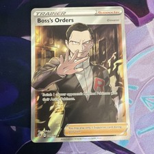 Boss’s Orders (Giovanni) FA 189/192 Rebel Clash Pokémon TCG 