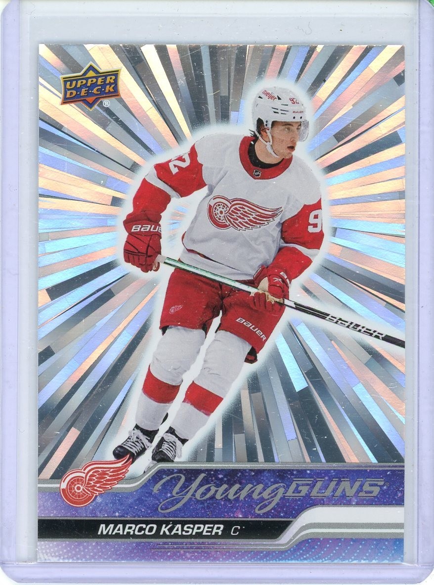 2023-24 Upper Deck Young Guns Outburst Silver #241 Marco Kasper RC