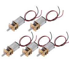 5Pcs Micro Mini N20 Gear Motor DC Slow Speed Full Metal Gearbox Reducer Toy E
