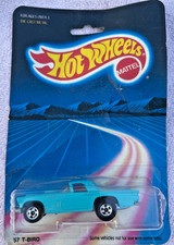 Hot Wheels ’57 T-Bird • 1986 Blue Card • Vintage Die-Cast – Card Wear