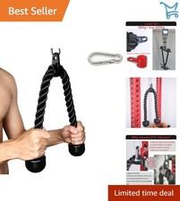 Tricep Rope Nylon 27  36 Inch Heavy Duty Cable Attachment for Gym Workouts
