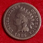 1885 Indian Head Penny - Good Condition - Semi-Key Date - 1885 Cent JC 918