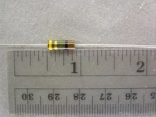 25 Allen Bradley Mil RCR20G105JS 1 Meg 1/2W 5% Carbon Comp Resistors ON SALE!