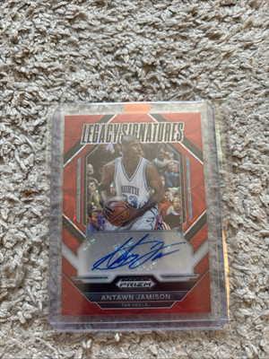 Antawn Jamison Legacy Signatures Auto /40 Red Choice Prizm