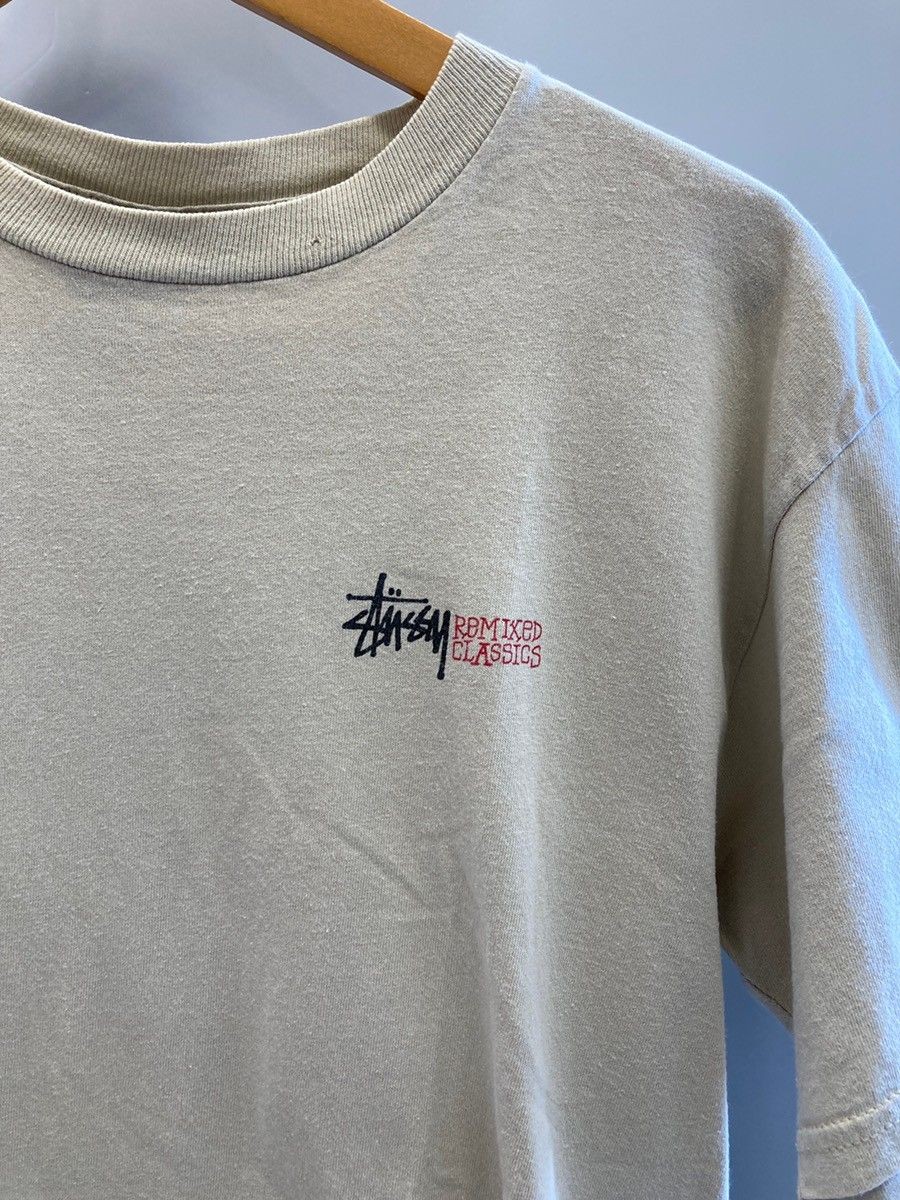Stussy Vintage 80s Black Tag Cotton T-Shirt M Used Logo Retro From Japan thumbnail 4