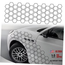 38x12 Honeycomb Car Side Body Stickers Hexagonal Graphics Decals Black 38x12 Honeycomb Car Side Body Stickers Hexagonal Graphics Decals Black