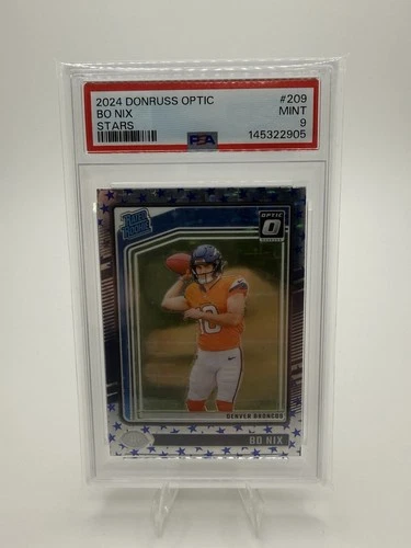 2024 Panini Donruss Optic - Rated Rookie Bo Nix #209 Stars Prizm (RC)
