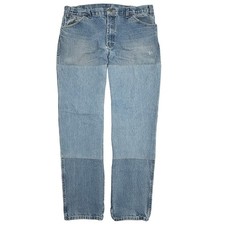 Dickies Distressed Work Jeans with Custom Double Knee100 Cotton 36x33