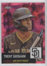 2022 Chrome Platinum Anniversary Fuchsia Atomic Refractor Trent Grisham 13uw