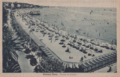 AK Italien Nettunia Porto 1930 Riviera di Levante Strand AK - 305