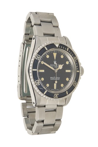 Rolex Black Stainless Steel Submariner 5513 40mm - WGACA