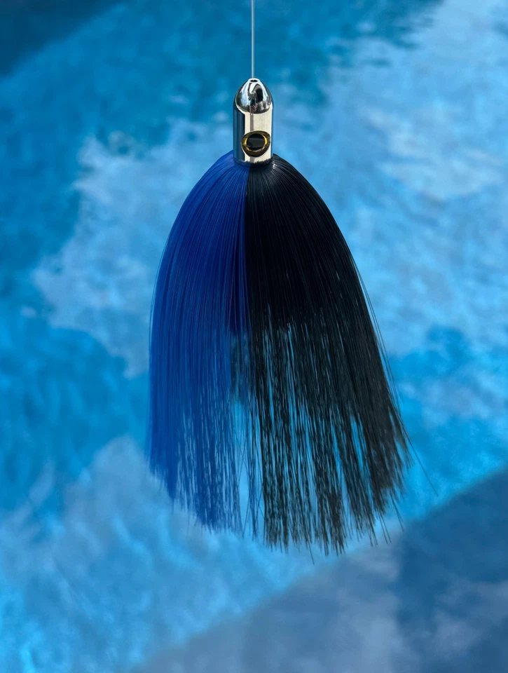 TACKLEWORKS BULLET HEAD ISLAND Fishing Lure Mahi Wahoo Tuna 6.5" - Blue/Black