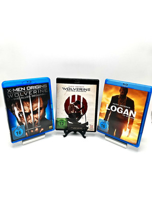 X-MEN Origins Wolverine 1 + 2 Weg des Kriegers + Logan Trilogie Bluray TOP