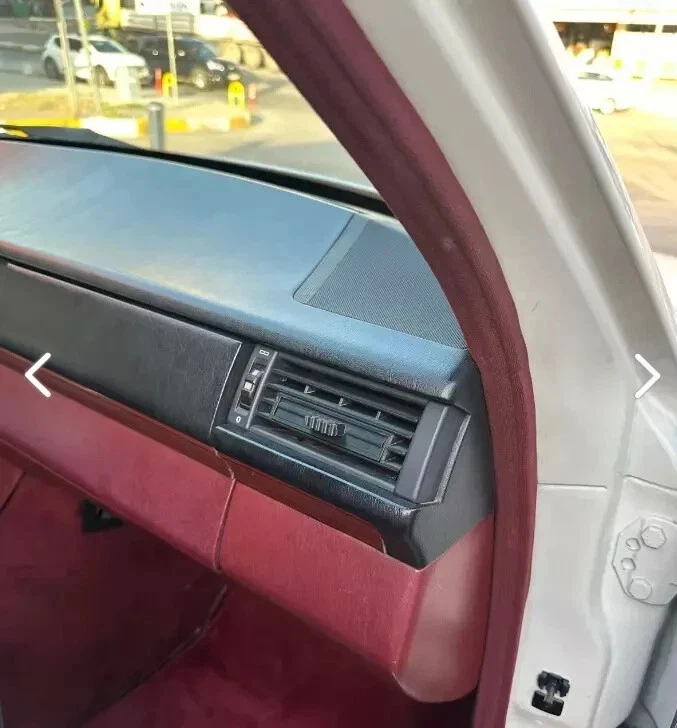 FOR MERCEDES W124 CUP HOLDERS 2 PIECES Grill Ventilation Inner Part Black - Image 3 of 4