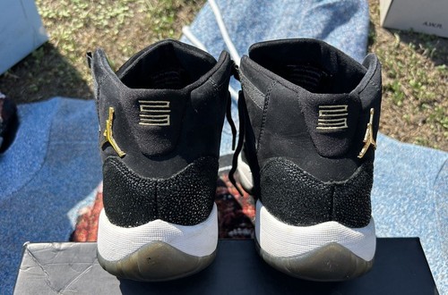 Women’s Jordan 11 ‘Heiress’ Black Stingray 8W/6.5Y - Picture 4 of 7