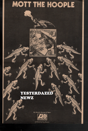 Mott The Hoople Files: Various clippings, pictures, ads and/or articles.