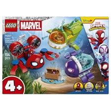 LEGO Marvel Spinne Unterwasser Fahrzeuge Kinder Baukasten 11207