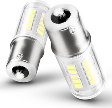 1156 BA15S 1141 LED Bulbs 6000K White, 12-24V 5W 1003 7506 1156A Reverse Bulb, 5
