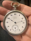 Elgin Antique Mechanical Pocket Watch Silveroid