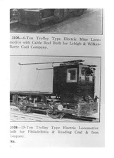 Trolley Type Electric Train Philadelphia & Reading Coal & Iron Co Vintage Photo