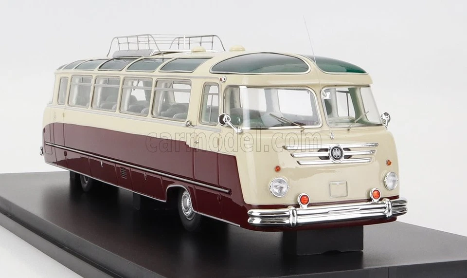 MODELLINO STATICO AUTOCULT KRAUS MAFFEI AUTOBUS KML 110 GERMANY 1959 ROSSO 1/43 - Immagine 4 di 4