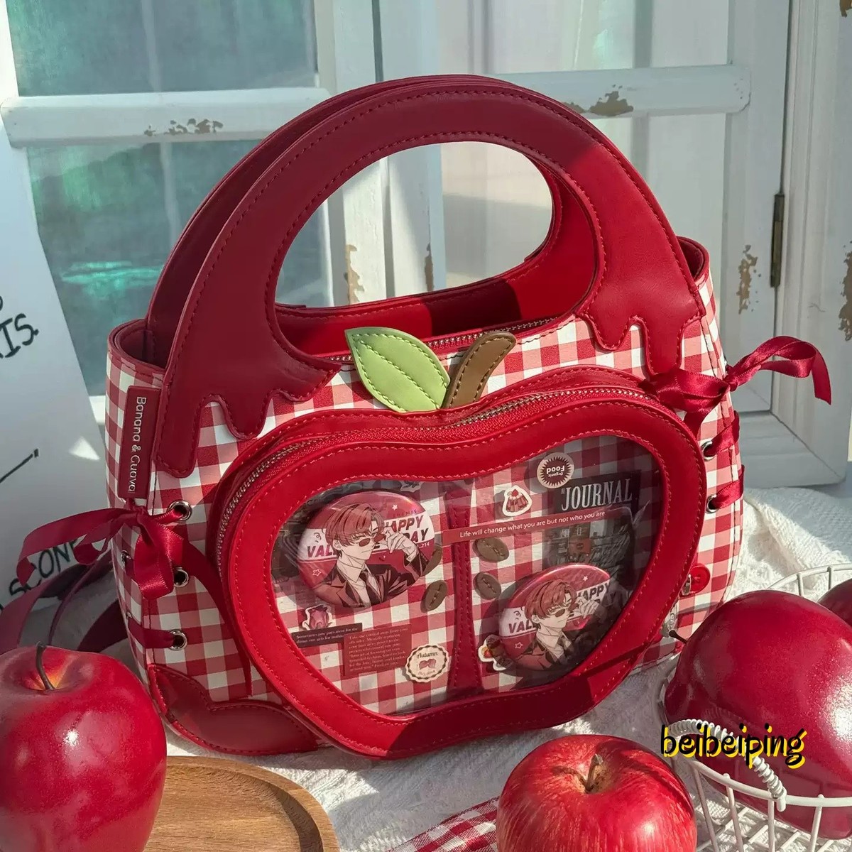 Love and Deepspace Apple Shape Ita Bag Detachable Strap Shoulder