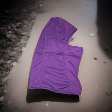 Purple Polyester Balaclava Winter Sports Skiing Snowboarding Headwear