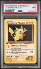 2000 POKEMON GYM HEROES 1ST EDITION #81 LT. SURGE'S PIKACHU PSA 9