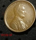 1910-S Lincoln Wheat Cent VF BEAUTIFUL SEMI KEY Chocolate Brown.  GORGEOUS