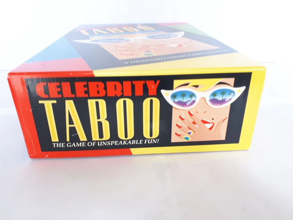 Vintage MB Games Celebrity Taboo Board Game Family Board Game 1992 Complete VGC - Image 3 of 4
