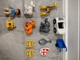 LEGO DUPLO 6136 My First Zoo set giraffe tiger elephant bear w/ manual - 100%
