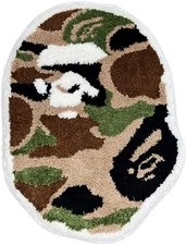 Bape Rug - - Handmade & Premium- 28in W * 20in L (70 * 50cm) - Hypebeast Camo