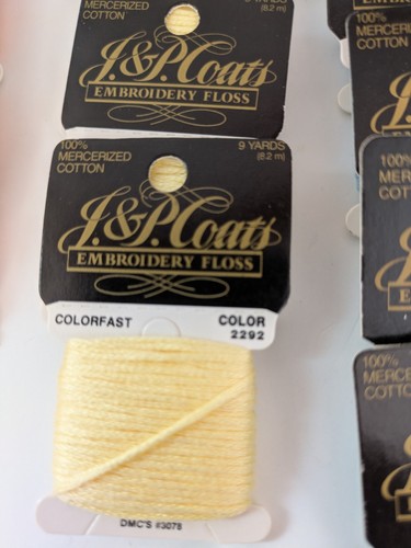J&P Coats Embroidery Floss Solid Variegated Lot of 53 - Picture 3 of 13