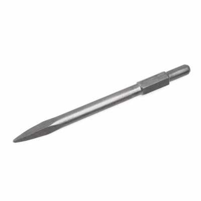 Premium Quality Point Chisel Bit 1-1/8'' Hex Shank for Demolition Jack Hammer 1pc
