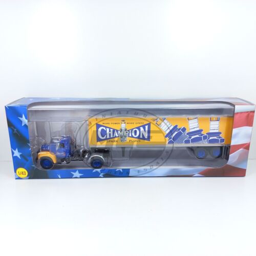1/43 Camión truck trayler MACK B61 T B 61 T 1956 CHAMPION SPARK PLUGS USA - Imagen 5 de 5