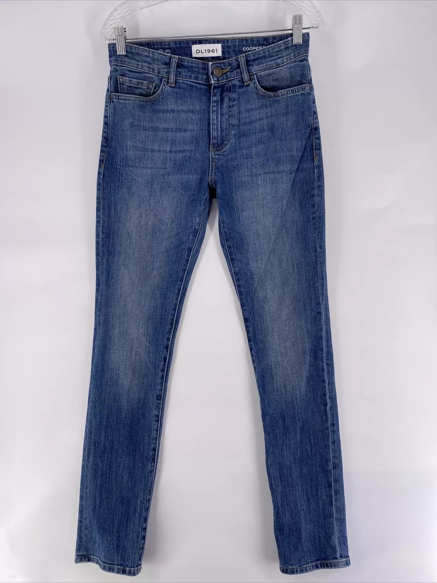 DL1961 Mens Jeans 29 x 32 Cooper Relaxed Skinny Medium Wash Denim Jeans USA