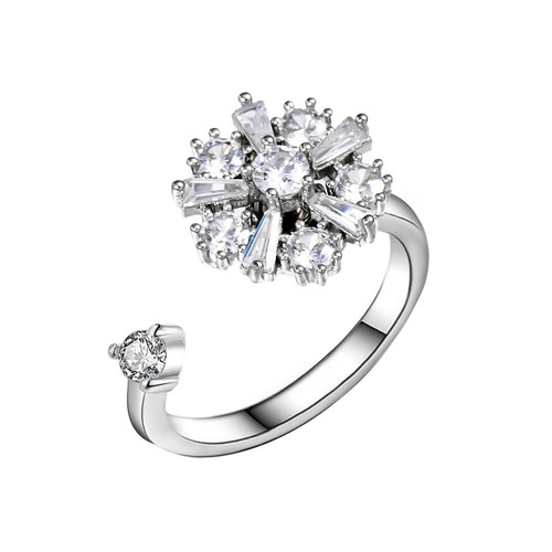 Rotatable Ring Simple Classic Ring Fashion Jewelry Light Luxury Premium Feeling - Picture 8 of 51