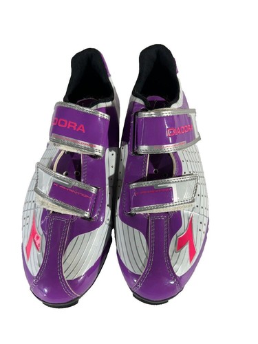 DIADORA Cycling Shoes Mountain Bike MTB Ladies EU38 US7 Mondo 235 cs194 - Picture 3 of 8