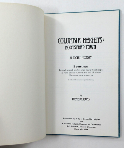 Columbia Heights Anoka County Minnesota History Bootstrap Irene Parsons 1986 - Bild 3 von 13