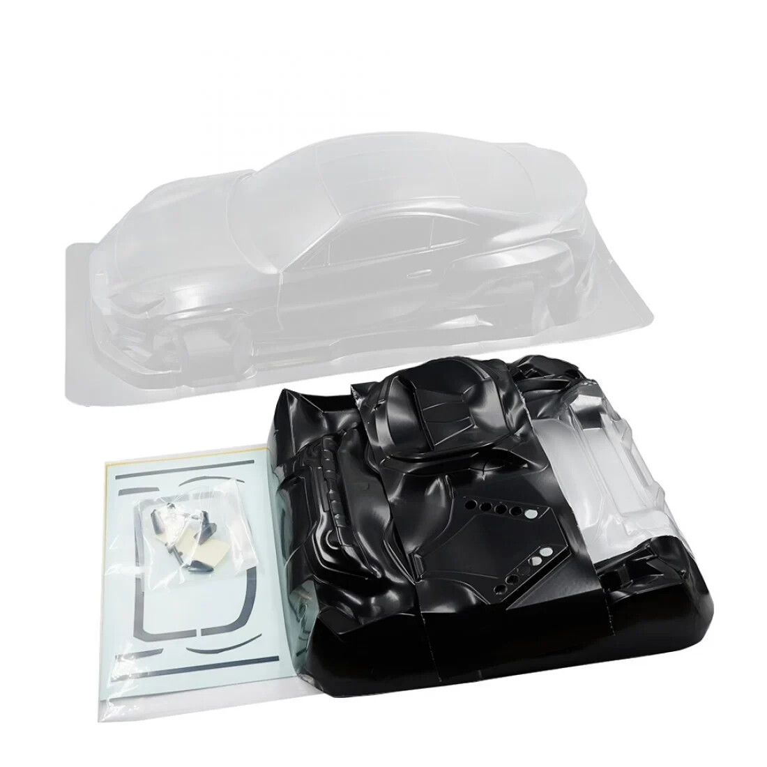 ホビーラジコン reved GR86 Reve D 1/10 RC Car BODY TOYOTA GR86 Pandem Wide Body Kit -CLEAR