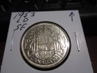 1953 - LD - SF - Canada - Silver 50 cent - Canadian half dollar