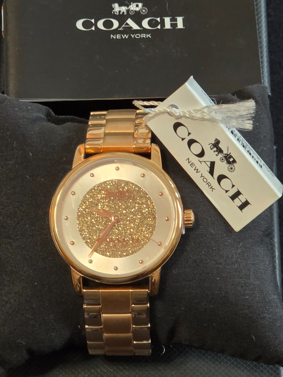 COACH 腕時計 ローズゴールド クォーツ Coach 14503492 Classic Women's Rose Gold Tone Stainless Steel