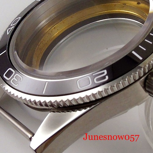 10ATM Watch Case Dial Needles Set GlassBack for NH MIYOTA ETA2836 Sapphire Glass - Picture 5 of 32