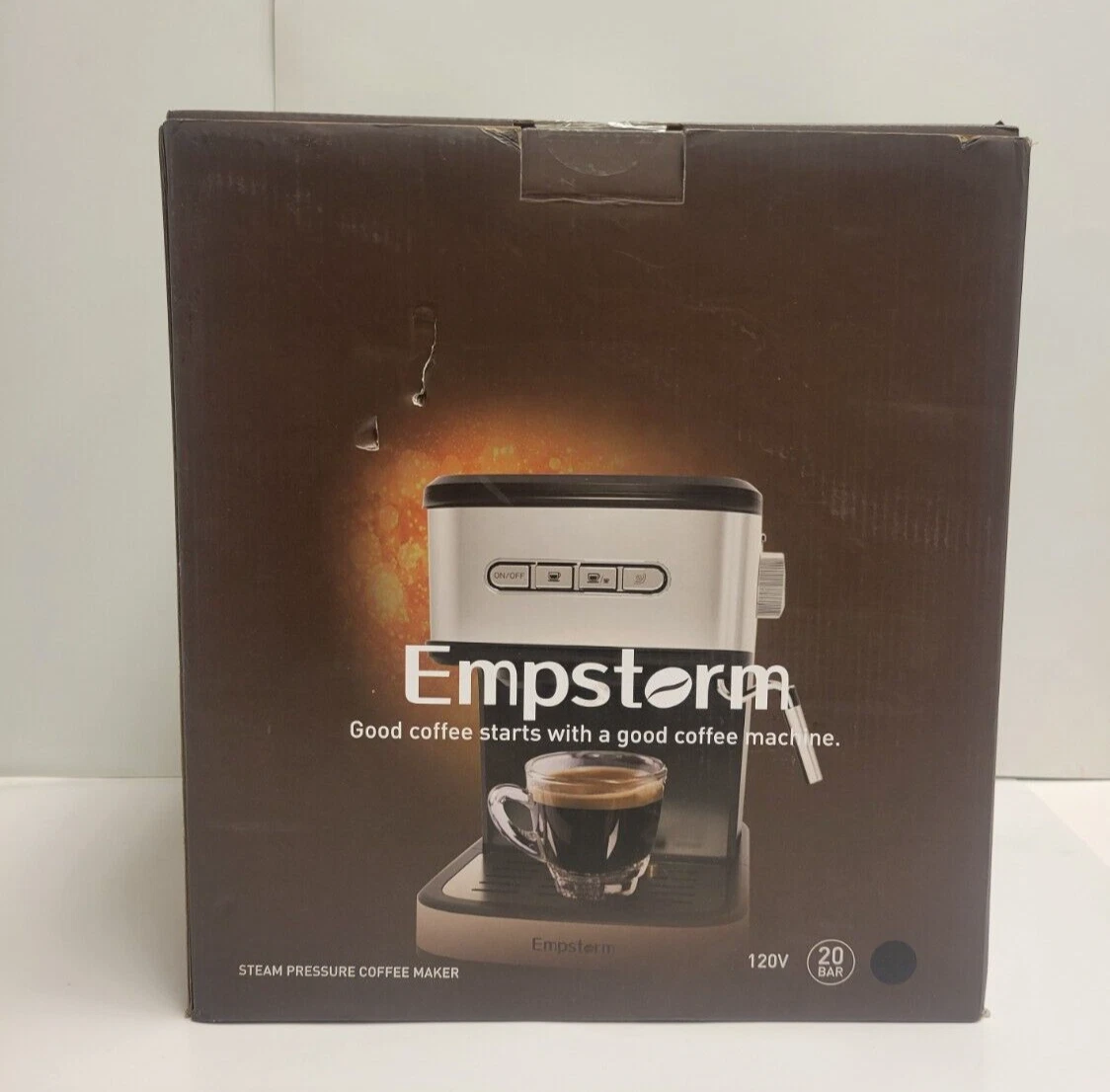 Espresso Machine 20 Bar, 2 in 1 Espresso with Steam pressure coffee Maker NIB