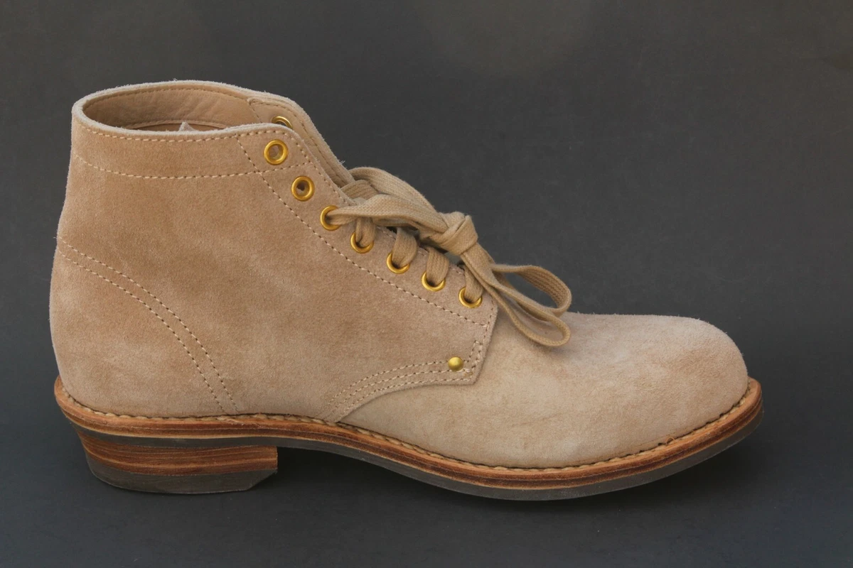 Visvim 'Marshal' Brigadier Boots Folk Veg Suede Mens