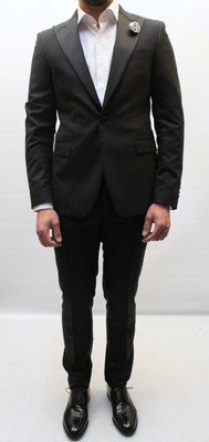 ABITO PAOLONI UOMO MAN SUIT КОСТЮМ ANZUG, 2010A438C NERO PP 16 ! | eBay