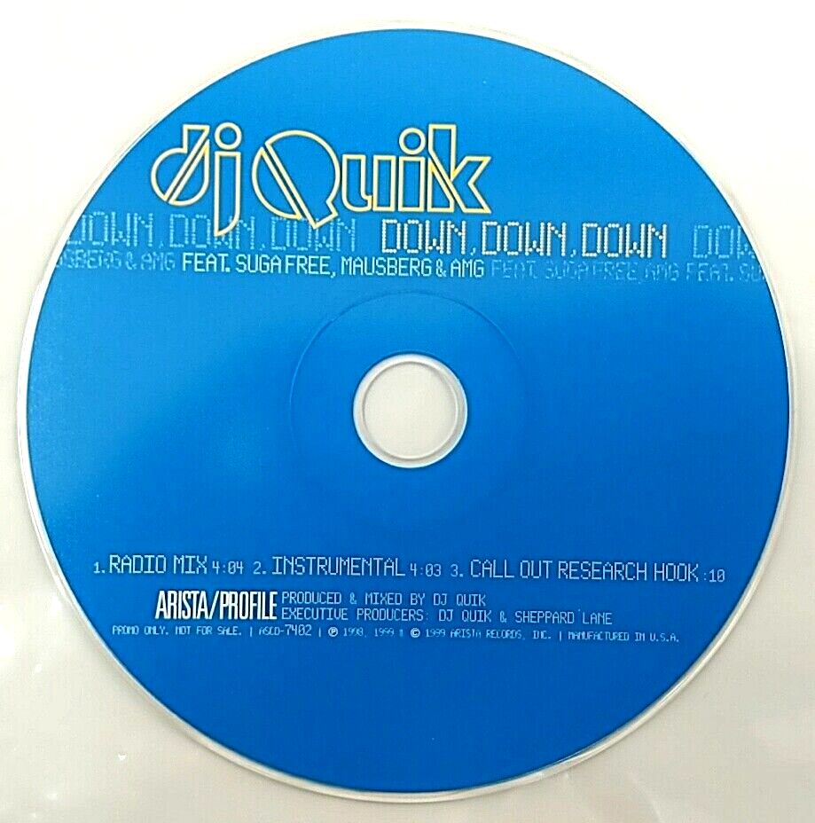 CD) DJ Quik Feat. Suga Free, Mausberg & AMG – Down, Down, Down