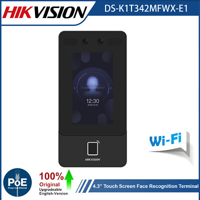 Hikvision DS-K1T342MFWX-E1 Gesichtserkennung Access Control Terminal Kartenleser